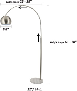 BEST MODERN FLOOR LAMP FOR READING CHAIR