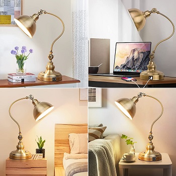 BEST SWING ARM BRASS TASK LAMP