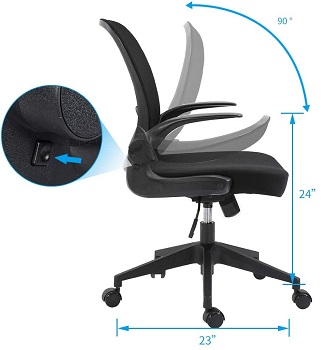 BEST WITH BACK SUPPORT ERGONOMIC FOLDING CHAIR 2