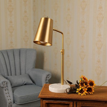 CO-Z Gold Desk Lamp with LED