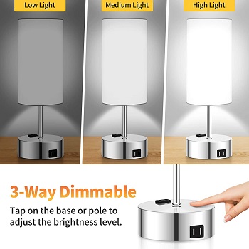 COSTUBE Touch Control Table Lamp Daylight