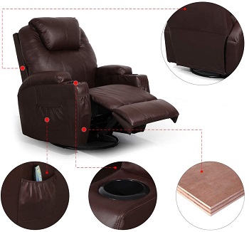 Esright Ergonomic Leather Chair