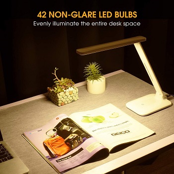 LITOM LED Desk Lamp, LITOM 2019 Upgraded Office