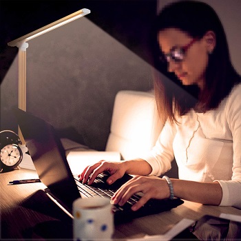 Lapeort LED Desk Lamp, Eye-Caring Table Lamp