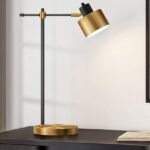 black and gold desk lamp