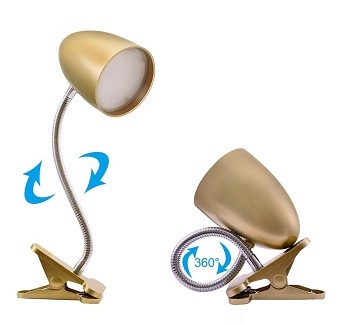 energetic Clip on Lamp for Bed