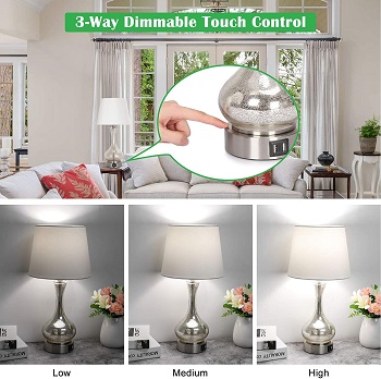 seaside 3 Way Dimmable Touch