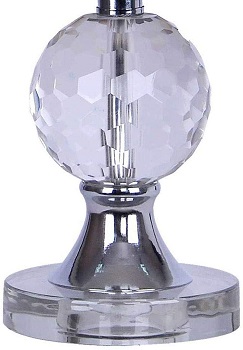 18 Clear Crystal Table Lamp Set