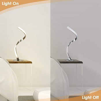 Albrillo Spiral Design LED Table Lamp