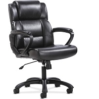 BEST BACK SUPPORT BLACK LEATHER OFFICE CHAIR WITH WHEELS Summary