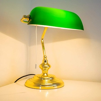 BEST BANKER'S YELLOW DESK LAMP