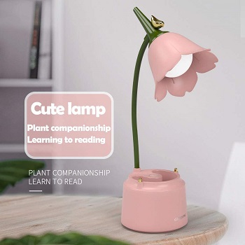 BEST BATTERY OPERATED FLOWER DESK LAMP