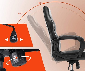 BEST CHEAP BLACK LEATHER OFFICE CHAIR WITH WHEELS