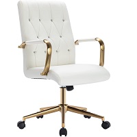 BEST FOR STUDY WHITE LEATHER EXECUTIVE CHAIR Summary
