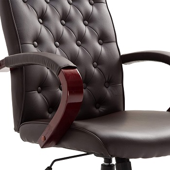 BEST LEATHER WOODEN EXECUTIVE CHAIR