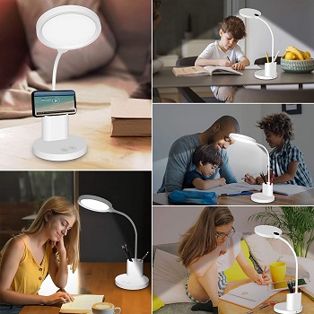 BEST LED DESK LAMP WITH STORAGE