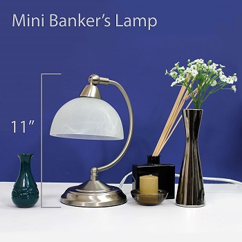 BEST MINI MODERN BANKERS LAMP