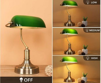 BEST MODERN GREEN LAWYER LAMP