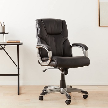 BEST OF BEST BLACK LEATHER OFFICE CHAIR WITH WHEELS