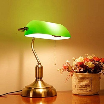 BEST OF BEST BRASS BANKERS LAMP