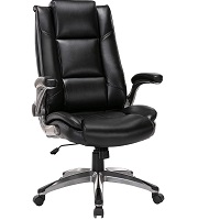 BEST STUDY BLACK LEATHER OFFICE CHAIR WITH WHEELS Summary