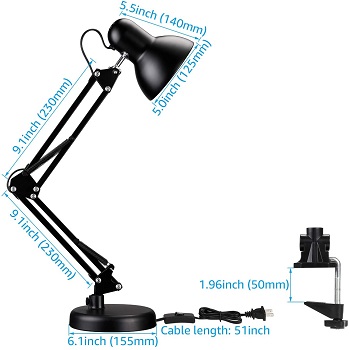 BEST SWING ARM CHEAP DESK LAMP