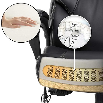 BEST WITH ARMRESTS HEAVY-DUTY RECLINING OFFICE CHAIR