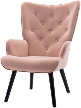 BEST WITH BACK SUPPORT PINK TUFTED DESK CHAIR