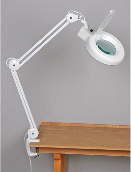 Fluorescent, Swing Arm Magnifying Lamp