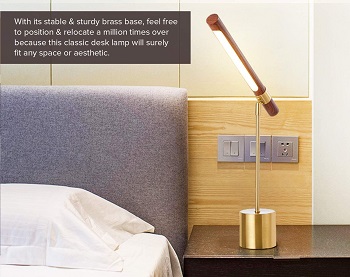 Modern Banker Slim Table Lamp