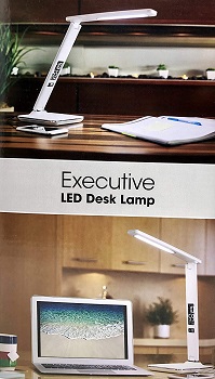 Ottlite Executive Desk Lamp with 2.1A