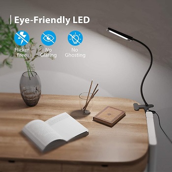 TROND LED Clamp Desk Lamp Task Light