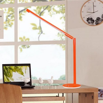 orange desk lamp colorful