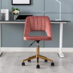 pink-upholstered-desk-chair
