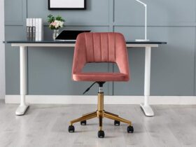 pink-upholstered-desk-chair