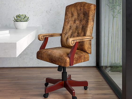 wooden-executive-chair