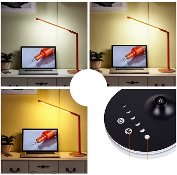 zxs orange desk lamp