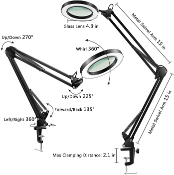 BEST MAGNIFYING LARGE DESK LAMP