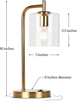 BEST OF BEST GOLD DESK LAMP WITH USB PORT