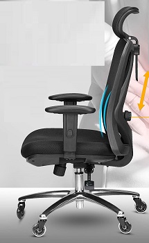 BEST OF BEST OFFICE CHAIR WITH ADJUSTABLE LUMBAR SUPPORT