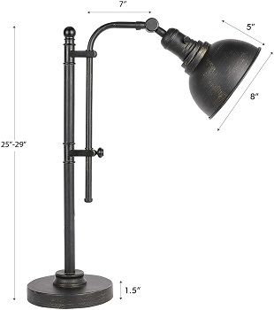BEST VINTAGE METAL DESK LAMP