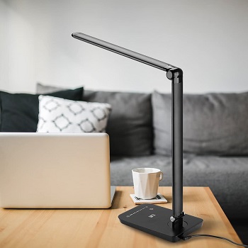 LE Dimmable LED Desk Lamp, 7-Level Brightness