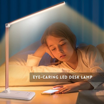 LED Desk Lamp with Wireless Charger