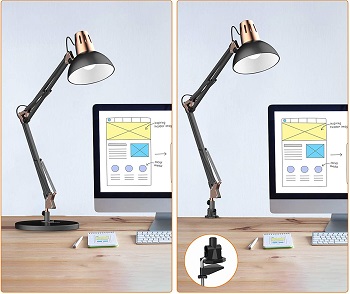 LEPOWER Metal Desk Lamp, Adjustable