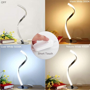 Modern Spiral Table Lamp for Living