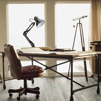 PowerKing Metal Swing Arm Desk Lamps