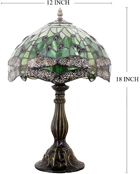 Tiffany Lamp Green Stained Glass