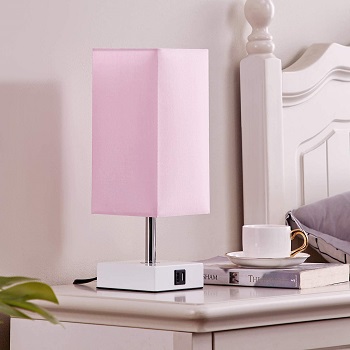 Touch Control Table Lamp with USB Ports