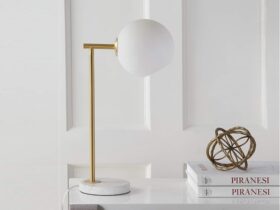 marble desk lamp