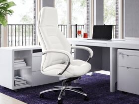 white-leather-desk-chair-with-arms